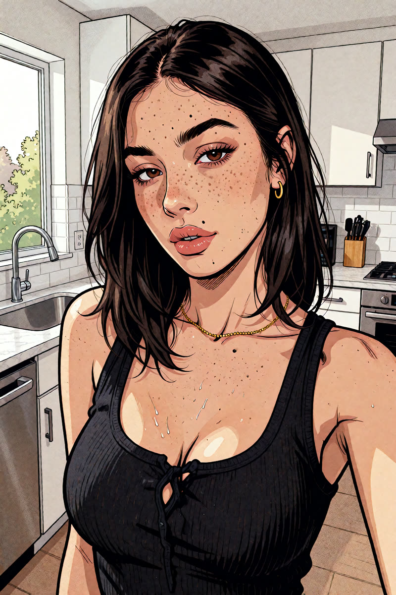 Dark Beast: Bold outlines, with freckles that look more like a pattern.