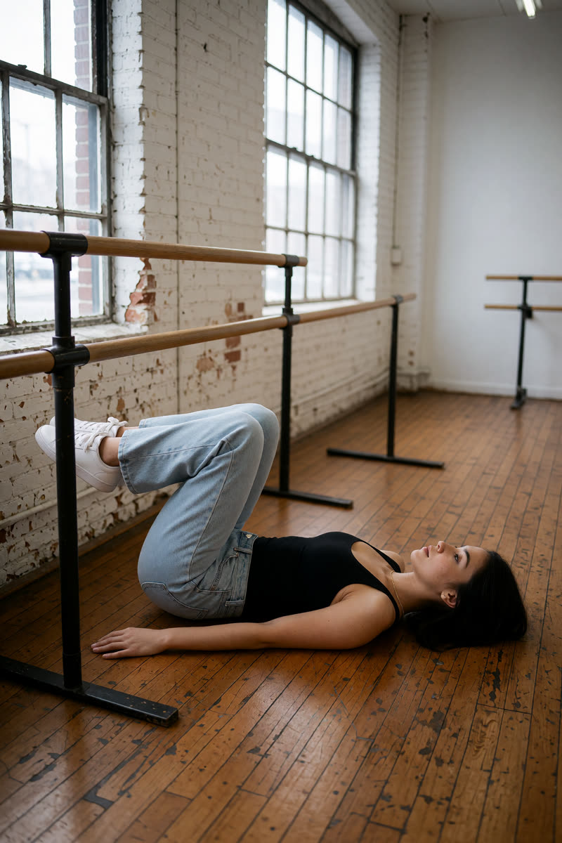 Knees to chest, Krea v1.2