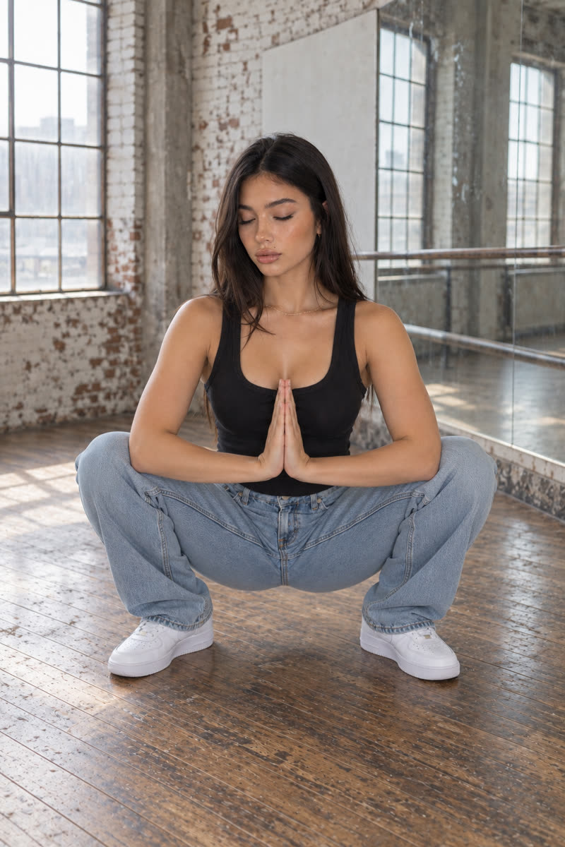 Garland squat, GPT Image 2.5