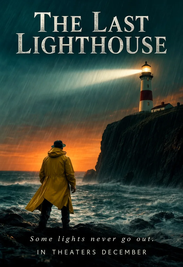 THE LAST LIGHTHOUSE film poster, made with MOSS-Image SFT