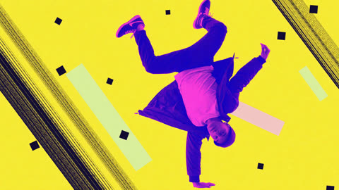 Sogni result: breakdancer in motion